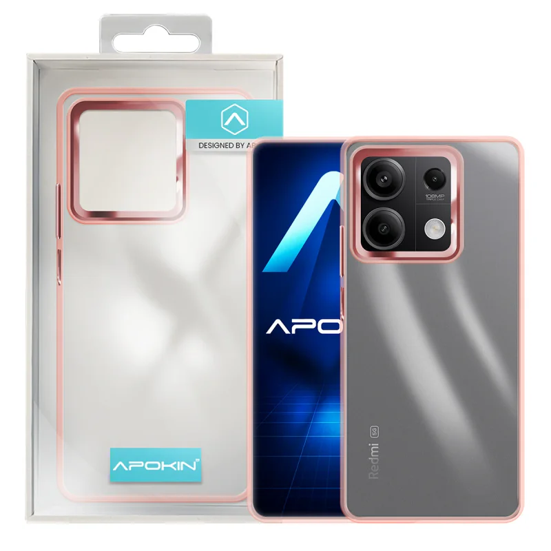 Capa Apokin para Xiaomi Redmi Note 13 5G Acrílica Transparente Preto - Imagem 5