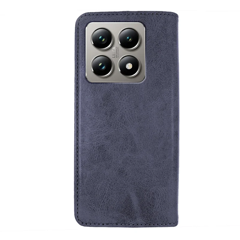 Capa Apokin em Pele Sintética com Porta-Cartões para Xiaomi 14T Pro Preto - Imagem 3
