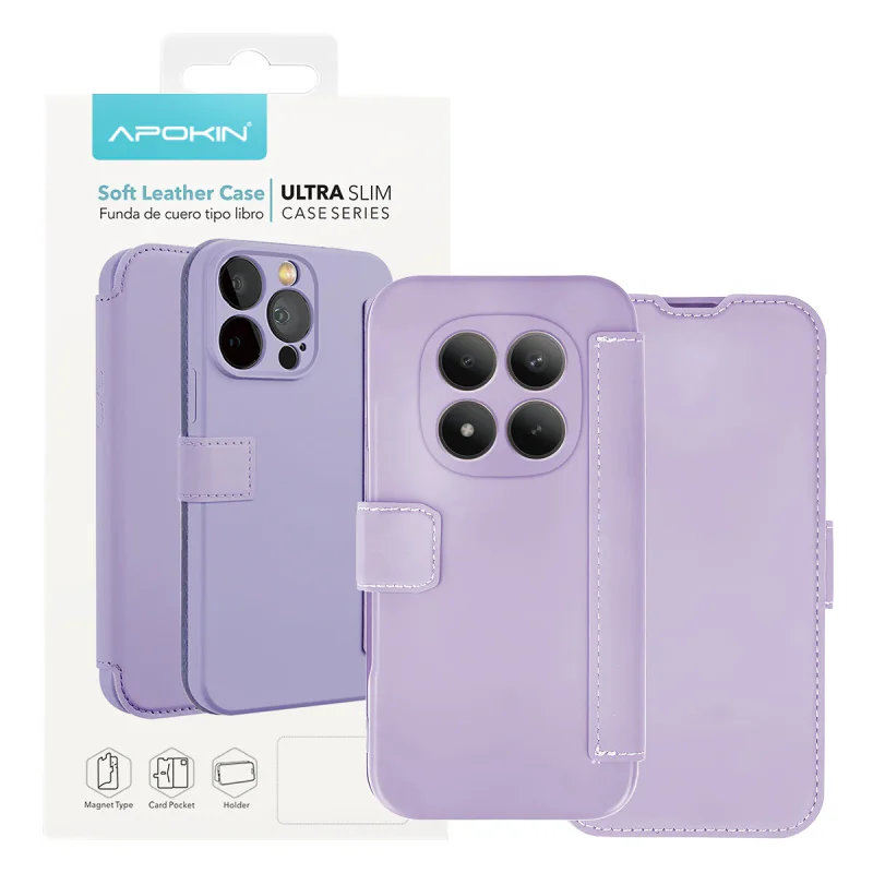 Capa de Silicone Apokin para Xiaomi Redmi Note 15 Pro Plus 5G Lilás - Imagem 2