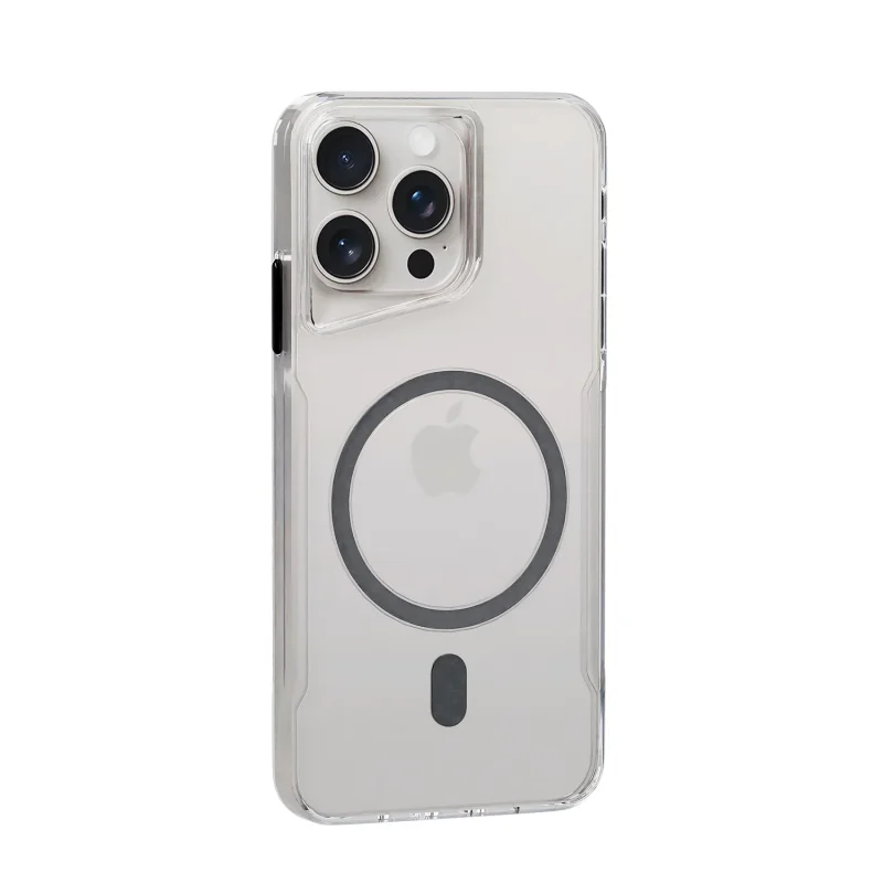 Capa Apokin para iPhone 16 Pro Transparente com MagSafe Branco - Imagem 2