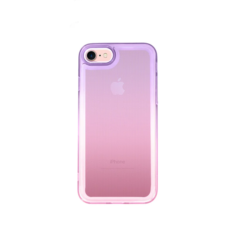 Capa Apokin Space Case Degradé para Apple iPhone 7, iPhone 8 e iPhone SE com Proteção de Câmara Roxo e Azul - Imagem 6