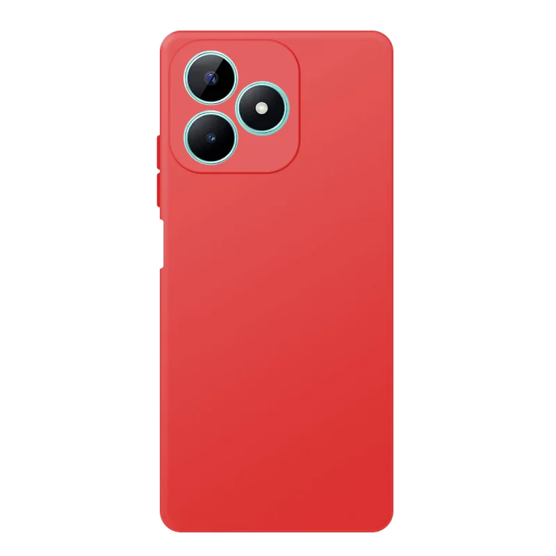 Capa Apokin para Realme C85 / C100 Silicone Macio Vermelho - Imagem 5
