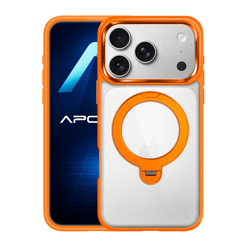 Capa Apokin com Anel e MagSafe para iPhone 17 Pro Max Preto - Imagem 3