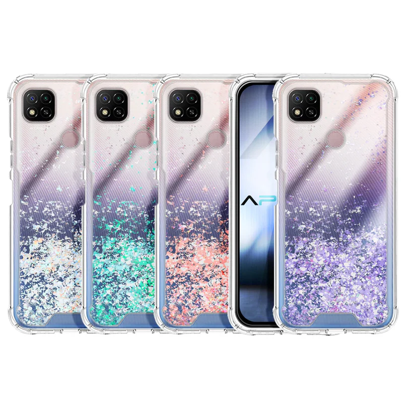 Capa Apokin para Xiaomi Redmi 9C Gel Transparente Azul - Imagem 1