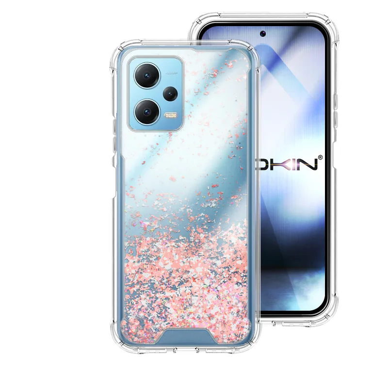 Capa Apokin para Xiaomi Redmi Note 12 4G Gel Transparente com Purpurina Variedade de cores - Imagem 3