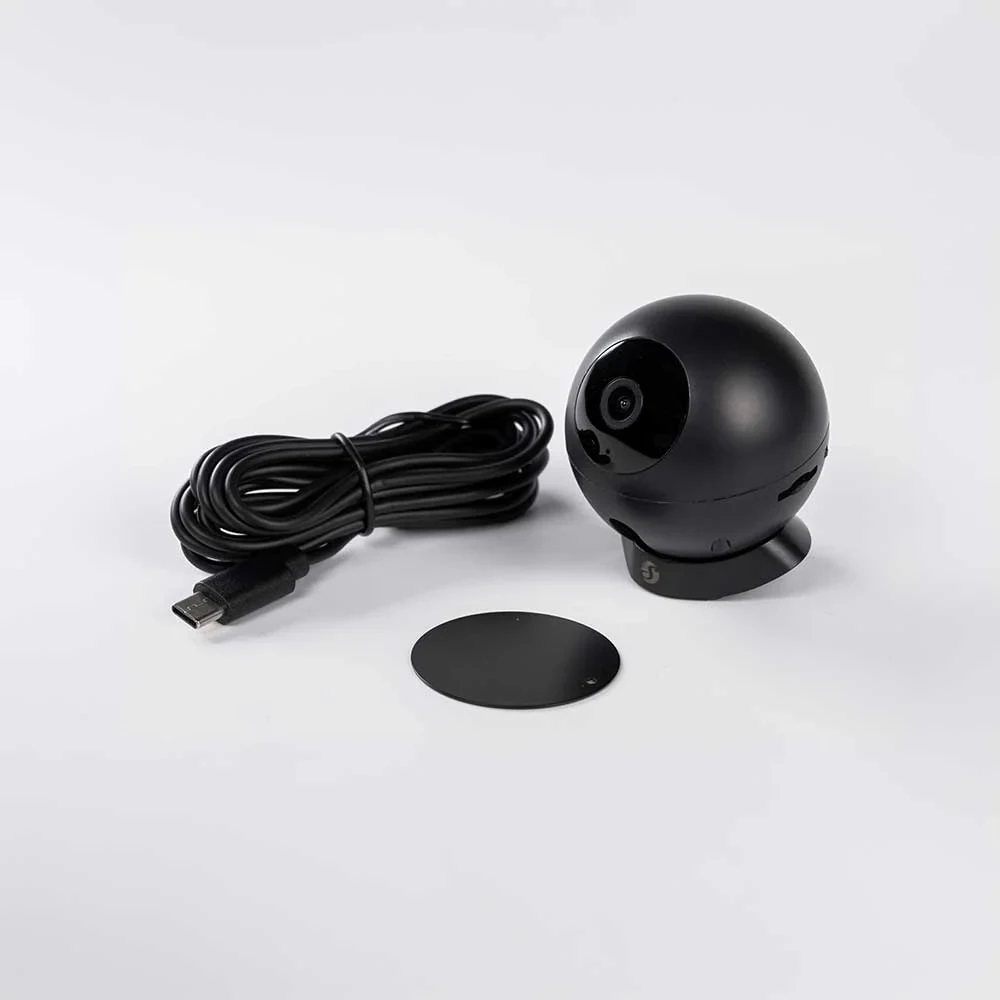 Câmara de Vigilância Wi-Fi Shelly Camera Full HD 1080p com Visão Noturna, Áudio Bidirecional e Deteção de Movimento Preto - Imagem 5