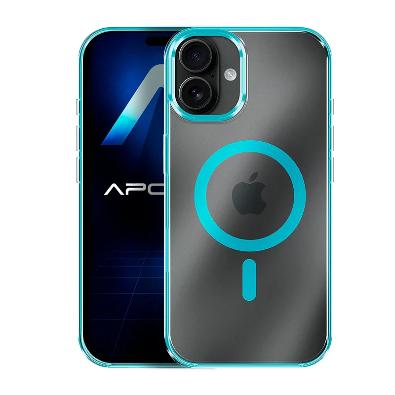 Capa Apokin para Apple iPhone 17 Acrílica Transparente Premium MagSafe Variedade de cores - Imagem 2