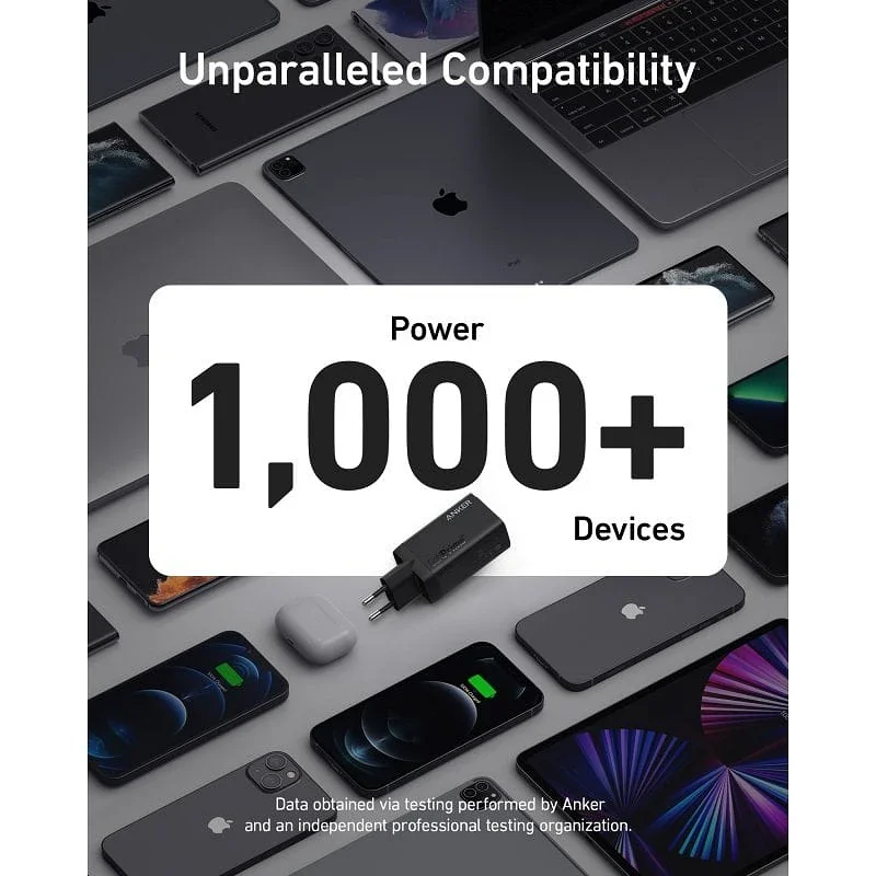 Carregador de Parede Apokin Prime 65 W 1x USB e 2x USB-C Preto - Imagem 3