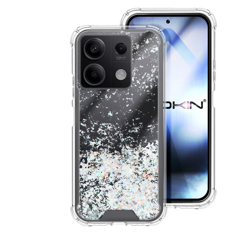 Capa Apokin para Xiaomi Redmi Note 13 5G Gel Acrílico com Glitter Variedade de cores - Imagem 5