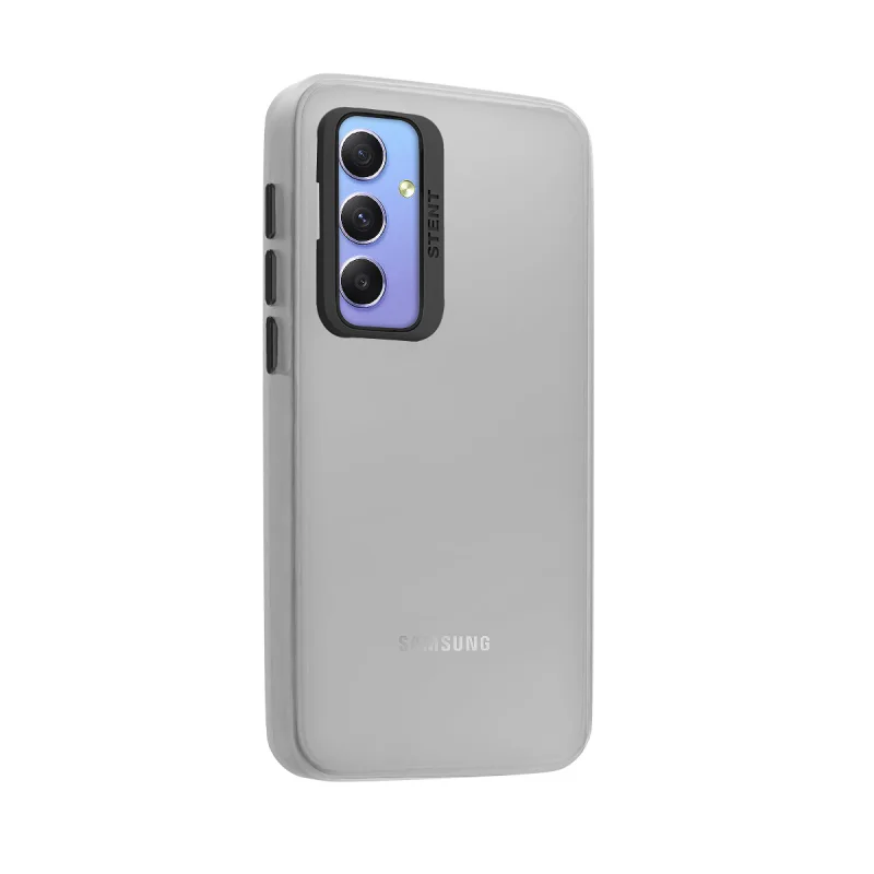 Capa de Silicone Mate com Suporte e Proteção de Câmara Apokin para Samsung Galaxy A34 Transparente - Imagem 2
