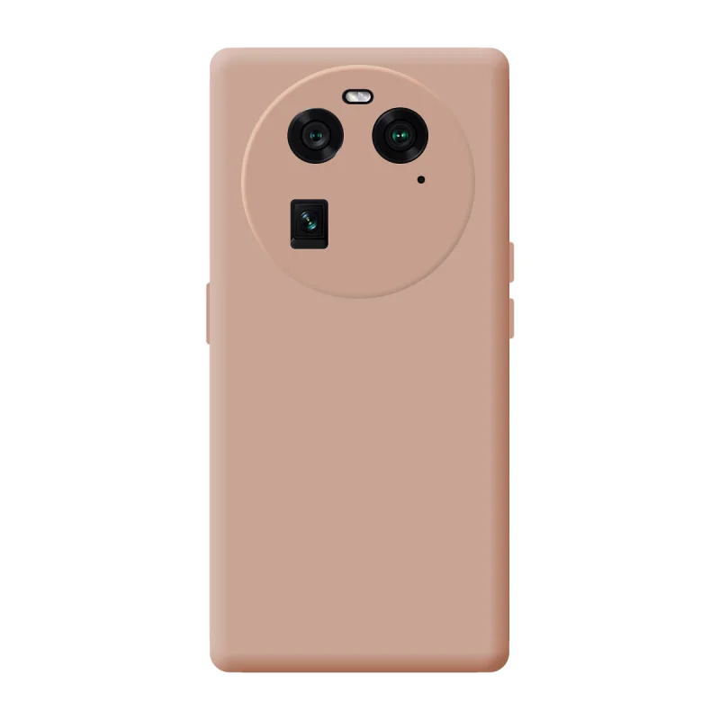 Capa de Silicone Apokin Suave com Proteção de Câmara 3D para Oppo Find X6 Rosa claro - Imagem 4