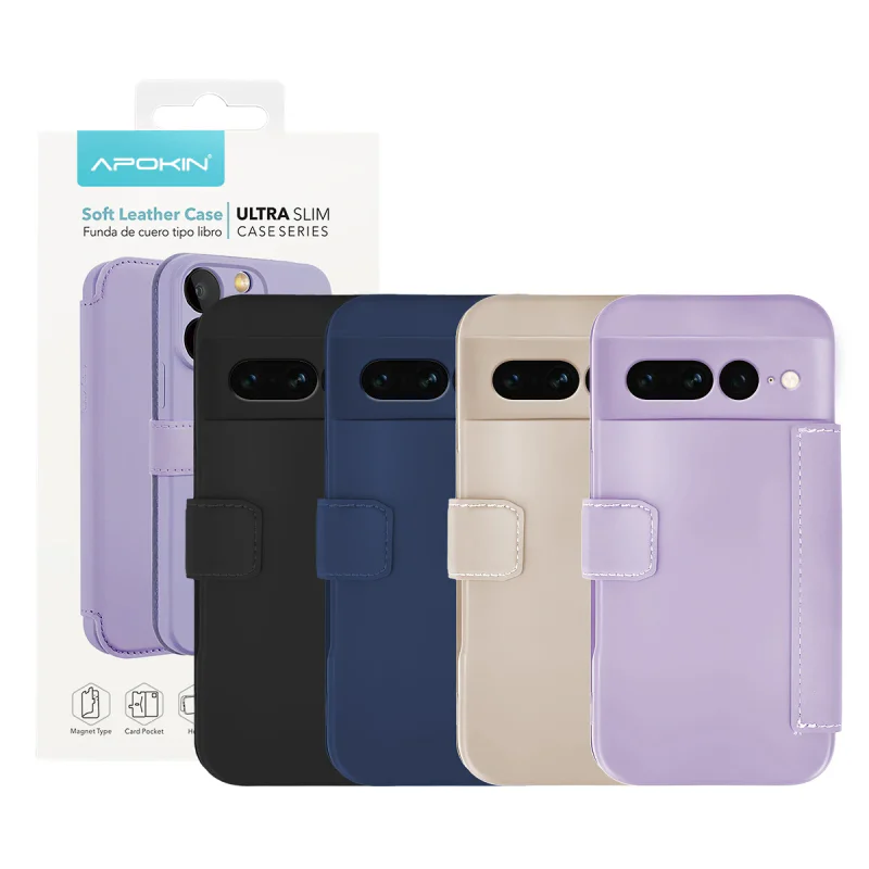 Capa Apokin para Google Pixel 7A Silicone Macio Preto