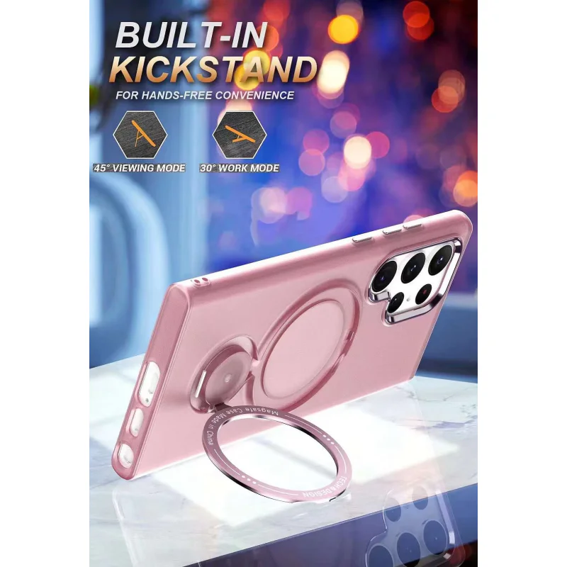 Capa Apokin para iPhone 13 Pro com Suporte 360 Mate Fumada Azul turquesa - Imagem 3