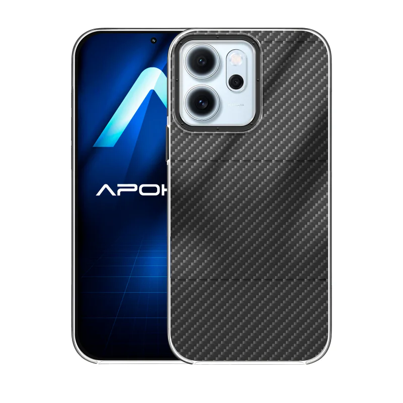 Capa Apokin para Oppo Reno 14F com Efeito de Carbono