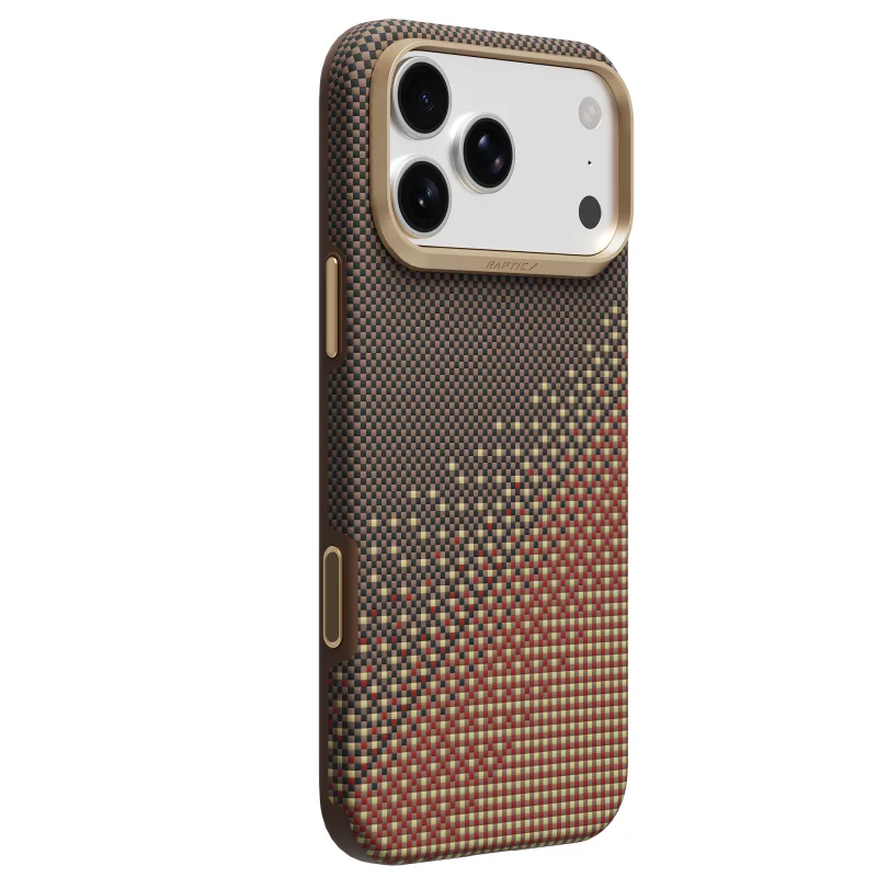 Capa Apokin Raptic Aramid Dual Ultra com MagSafe para iPhone 18 Pro Âmbar - Imagem 3
