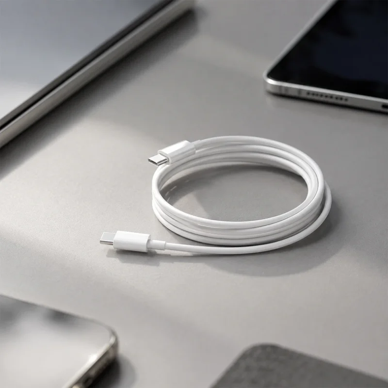 Cabo USB-C para USB-C Apokin C026C-C 1 m 60 W PD - Imagem 4