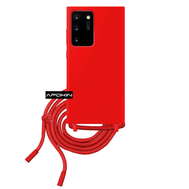 Capa Apokin para Samsung Galaxy Note 20 Ultra Flexível com Cordão Rosa - Imagem 3