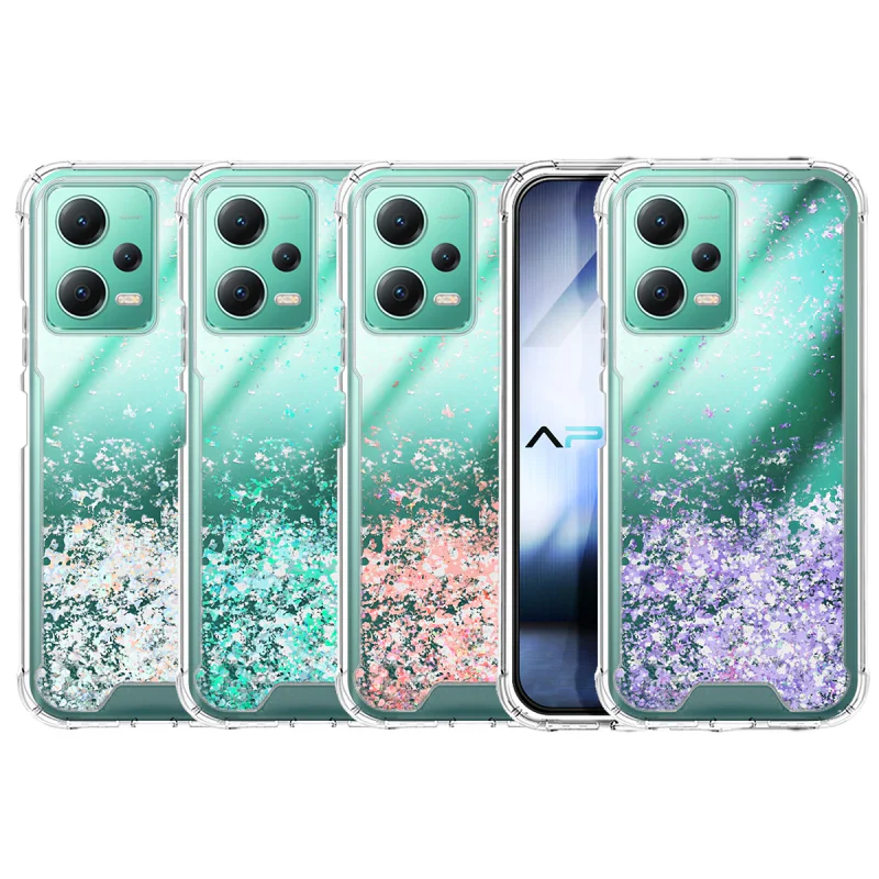 Capa Apokin para Xiaomi Redmi Note 12 e Poco X5 5G Gel Transparente Variedade de cores