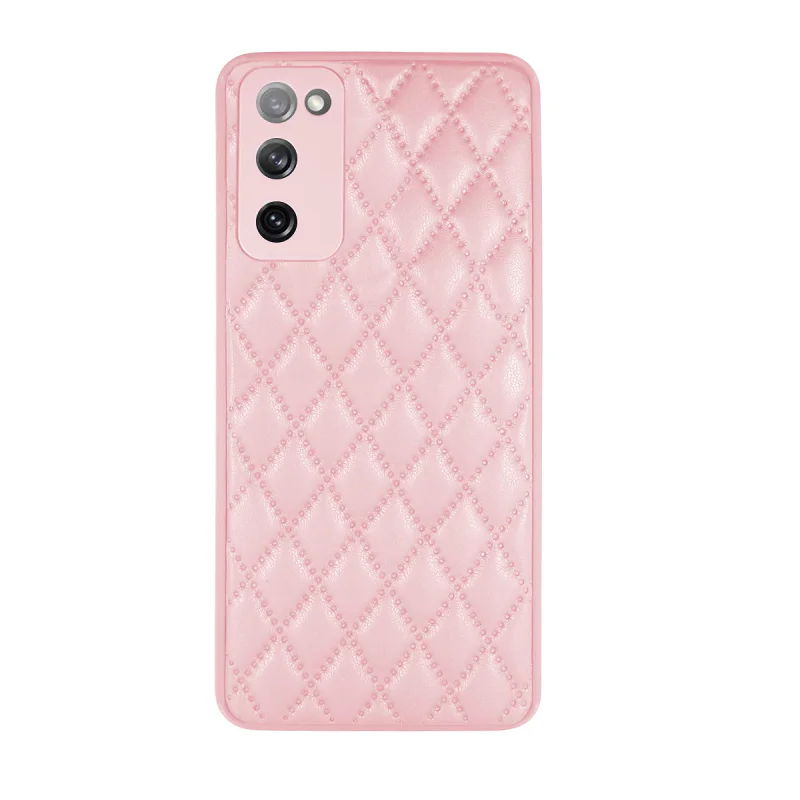 Capa Apokin para Samsung Galaxy S20 FE em Couro Efeito Fumado Chamel Lilás - Imagem 4
