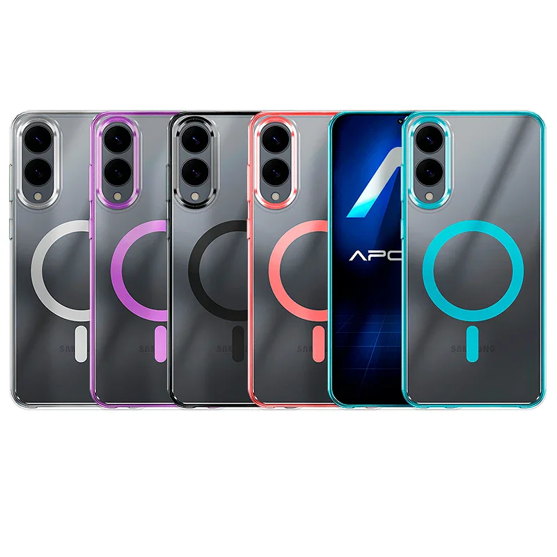 Capa Apokin Acrílica Transparente MagSafe para Samsung Galaxy S25 Edge Variedade de cores - Imagem 1