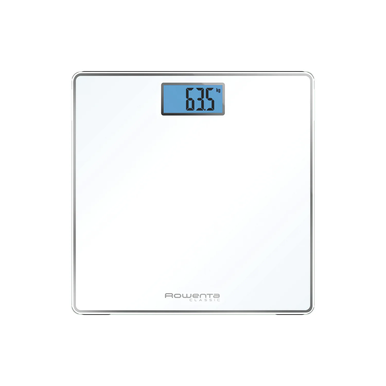 Balança de Casa de Banho Digital Rowenta Classic BS1501V0 até 160 kg Vidro Temperado Branca