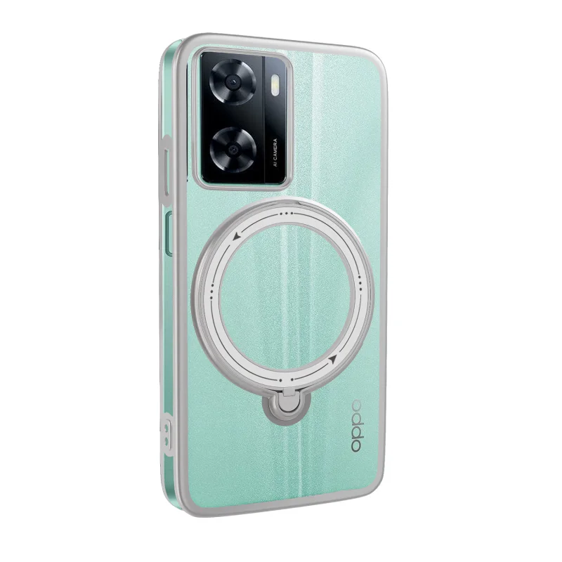Capa Apokin para Oppo A57 com Anel e MagSafe Verde - Imagem 2
