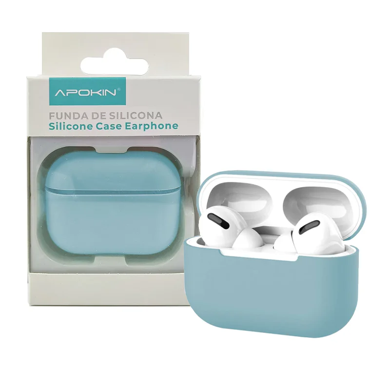 Capa de Silicone Apokin para Apple AirPods Pro Rosa - Imagem 6