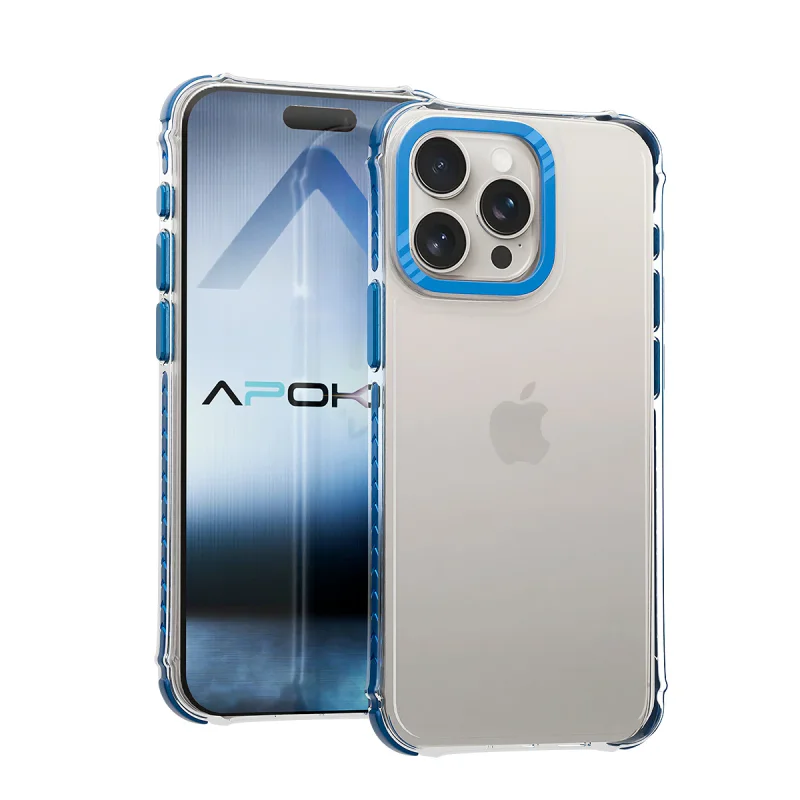 Capa Apokin Pedra Antichoque para iPhone 15 Plus Lilás - Imagem 4