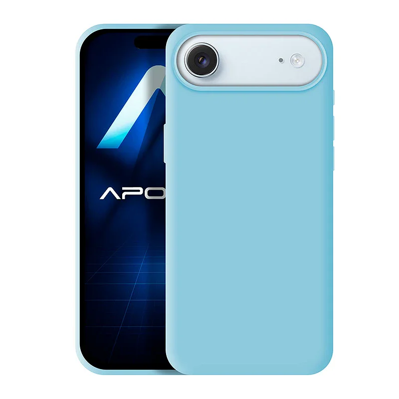 Capa de Silicone Apokin para iPhone 17 Air Azul - Imagem 2