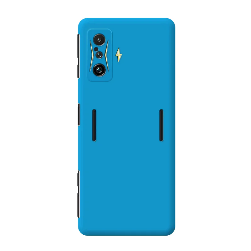 Capa Apokin Poco F4 GT Silicone Suave com Proteção 3D de Câmara Azul - Imagem 2