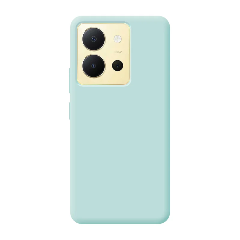 Capa Apokin para Vivo Y36 4G Silicone Suave Azul Turquesa - Imagem 3