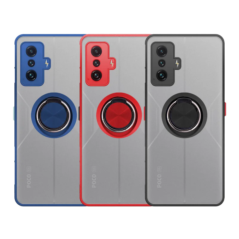 Capa Apokin para Xiaomi Poco F4 Gel Fumada com Íman e Suporte Variedade de cores - Imagem 1