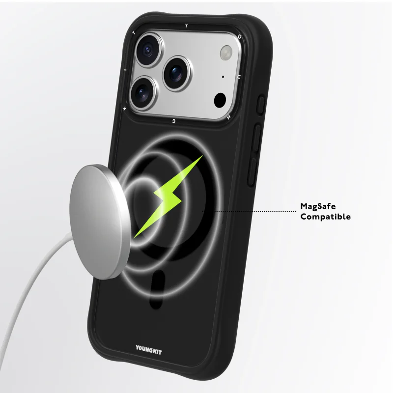 Capa Magnética Apokin Youngkit para iPhone 17 Pro Max / 18 Pro Max Transparente - Imagem 5