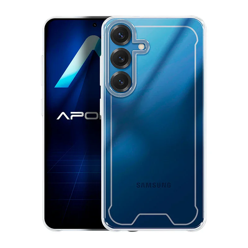 Capa Anti-choque Apokin Reforçada para Samsung Galaxy S24+ e S25+ Transparente