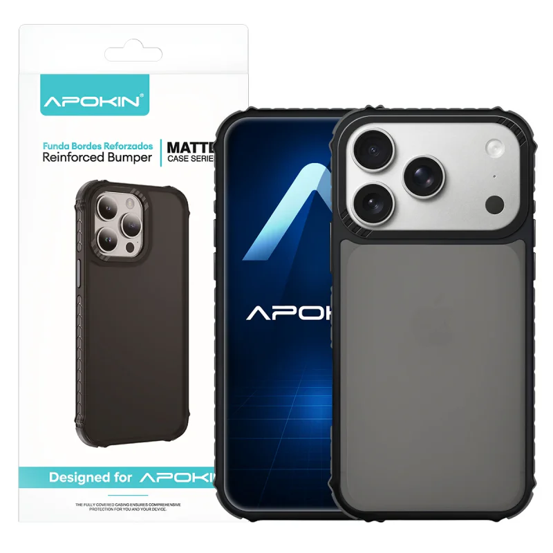 Capa Apokin Rock para iPhone 17 Pro Max e 18 Pro Max Acabamento Fumado Vermelho - Imagem 6