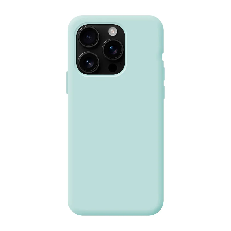 Capa de Silicone Suave Apokin para Apple iPhone 16 Pro Vermelho - Imagem 3
