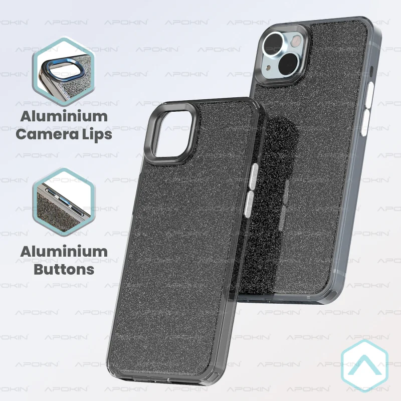 Capa com Purpurina Apokin para Samsung Galaxy A16 Variedade de Cores - Imagem 3
