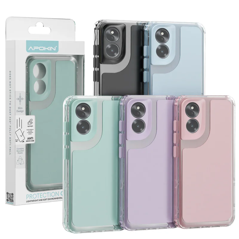Capa Apokin para Oppo A38 / A18 4G Bumper Urban Preto - Imagem 1