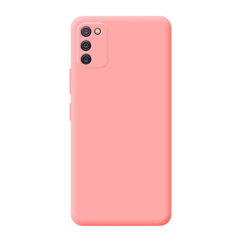 Capa Apokin para Samsung Galaxy A03s em Silicone Macio com Proteção de Câmara 3D Azul Turquesa - Imagem 4