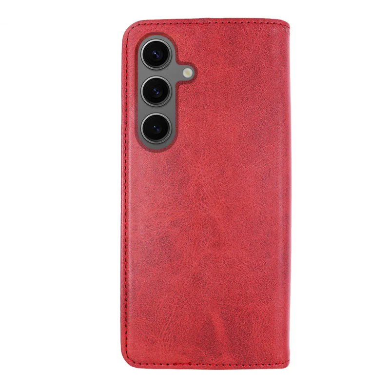 Capa Apokin para Samsung Galaxy S24 em Poliéster com Porta-Cartões Vermelho - Imagem 5