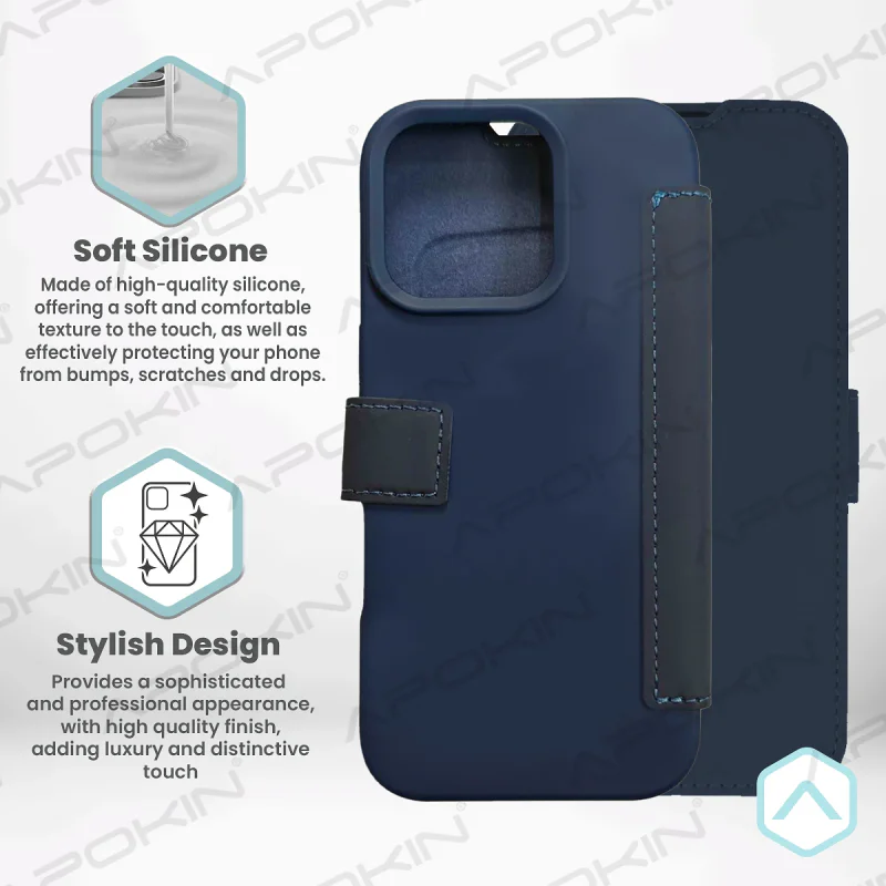 Capa Apokin para Xiaomi 15T em Silicone Macio Lilás - Imagem 3