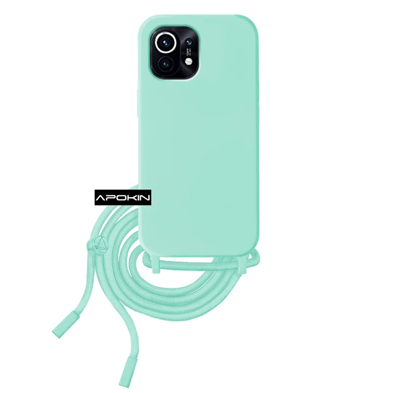Capa Apokin para Xiaomi Mi 11 Macia com Cordão Variedade de cores - Imagem 2