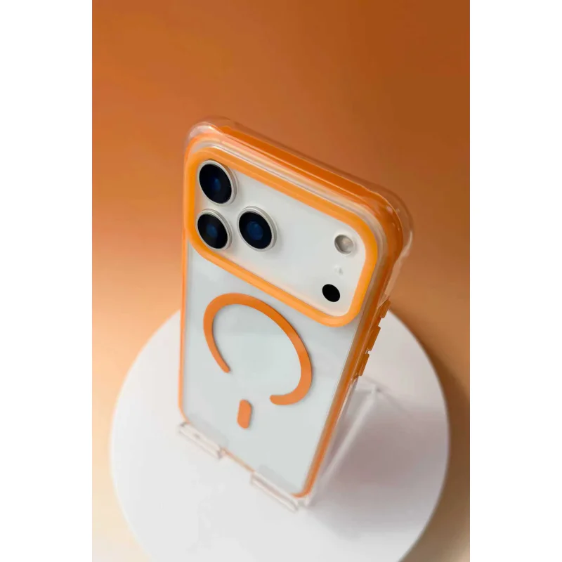 Capa Apokin Antichoque Transparente com MagSafe para iPhone 17 Pro Variedade de cores - Imagem 6
