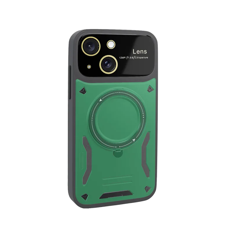 Capa Antigolpes Apokin para iPhone 15 Plus com Apoio Preto - Imagem 3