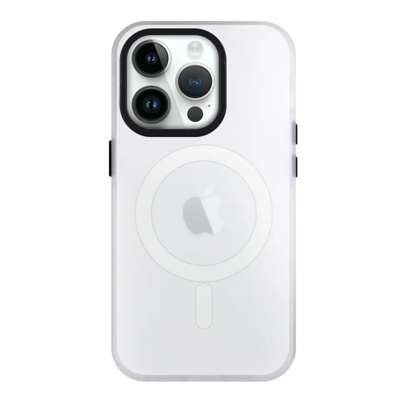 Capa Apokin Xycolt para iPhone 16 Pro Fumada com MagSafe Branco - Imagem 3