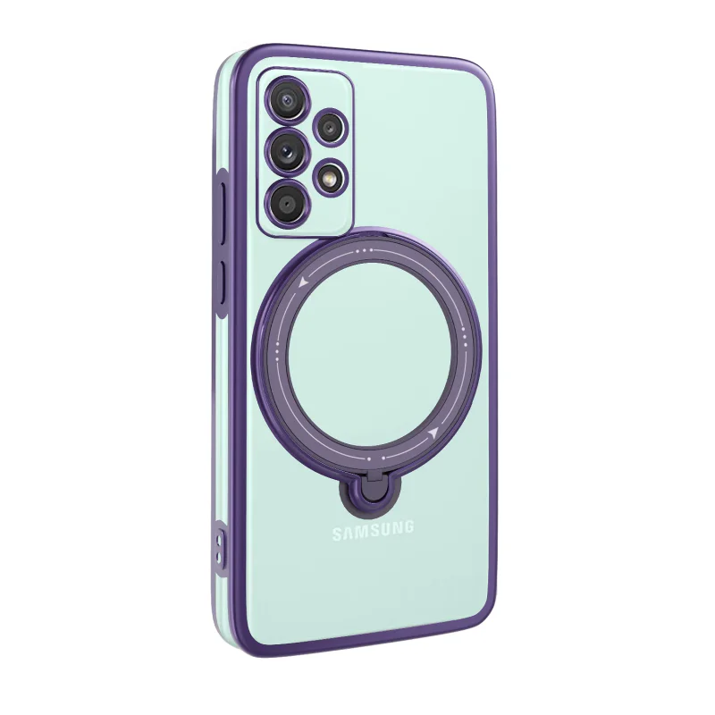 Capa Apokin para Samsung Galaxy A52 com Anel MagSafe Lilás - Imagem 6
