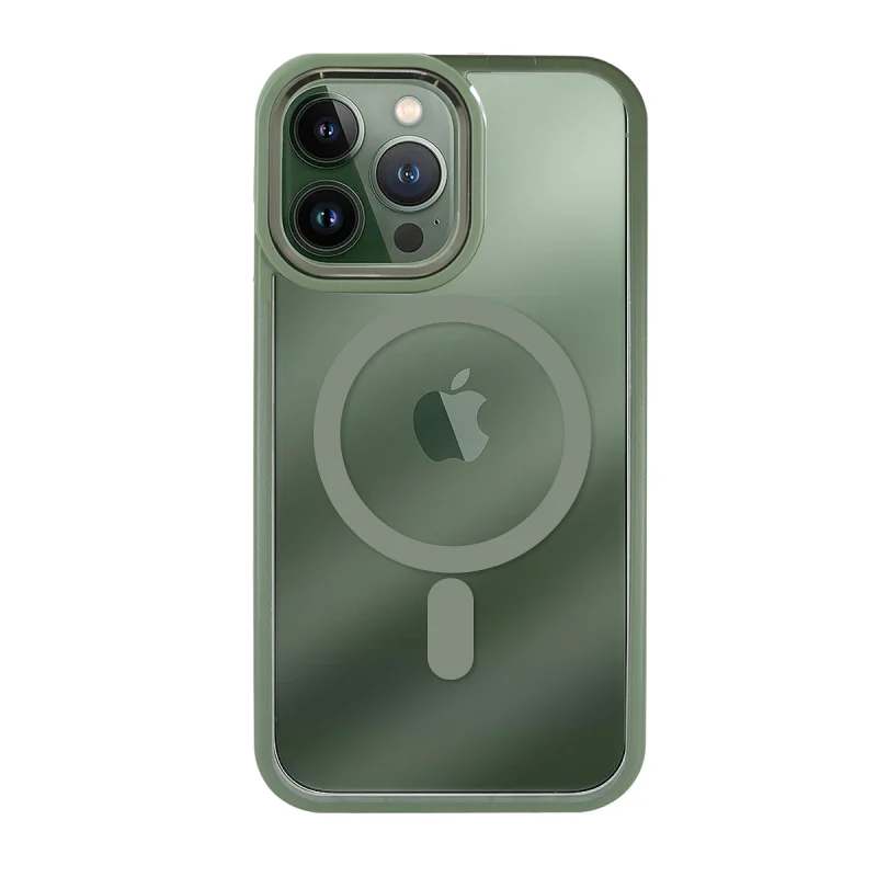 Capa Apokin para iPhone 13 Pro Max Frame Premium com MagSafe Verde - Imagem 4