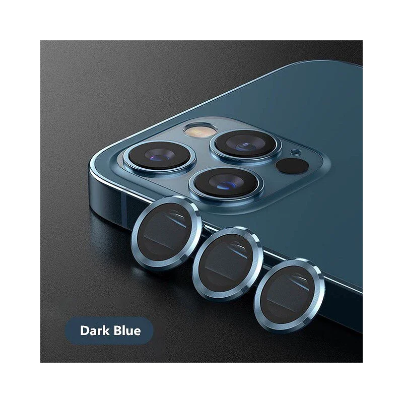 Protetor de Lentes Apokin para iPhone 14 e iPhone 14 Plus em Alumínio Azul - Imagem 2