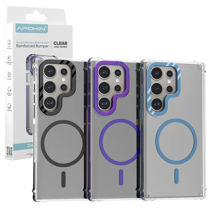 Capa Apokin para Samsung Galaxy S25 Ultra Rock com MagSafe Azul - Imagem 1
