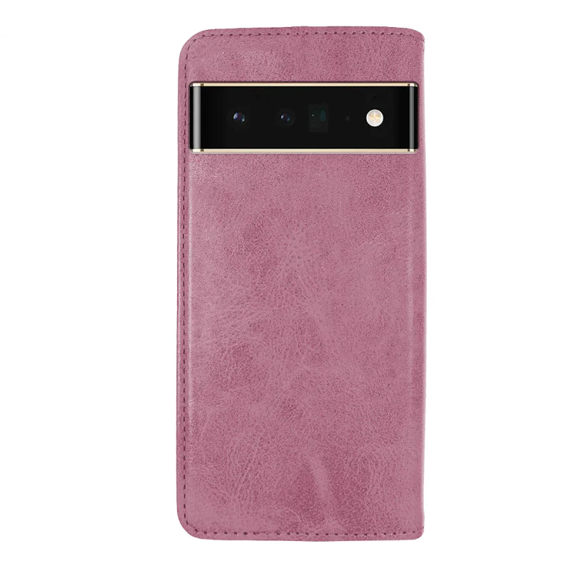 Capa Apokin para Google Pixel 6 Pro Flip em Pele Sintética com Porta-cartões Preto - Imagem 2